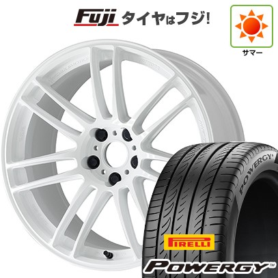 【新品国産車用5穴114.3】 夏タイヤ ホイール4本セット 225/65R17 ピレリ パワジー WORK ワーク エモーション ZR7 7J 17インチ(送料無料)|フジ スペシャルセレクション