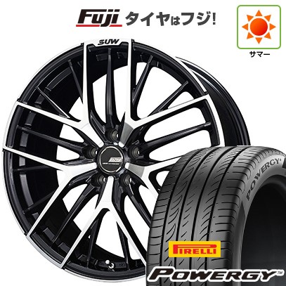 【新品国産車用5穴114.3】 夏タイヤ ホイール4本セット 225/55R19 ピレリ パワジー クライメイト SUW アリアS5 8J 19インチ(送料無料)｜フジ スペシャルセレクション