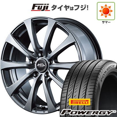 【新品国産車用5穴114.3】 夏タイヤ ホイール4本セット 195/60R16 ピレリ パワジー MID WHEELS G10 6.5J 16インチ(送料無料) 58,020円