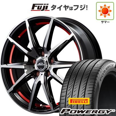 【新品国産車用5穴114.3】 夏タイヤ ホイール4本セット 225/50R18 ピレリ パワジー MID WHEELS RX-02 8J 18インチ(送料無料)|フジ スペシャルセレクション