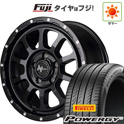 【新品国産車用5穴114.3】 夏タイヤ ホイール4本セット 215/65R16 ピレリ パワジー MID WHEELS NITRO POWER M10 パーシングS 7J 16インチ(送料無料)|フジ スペシャルセレクション