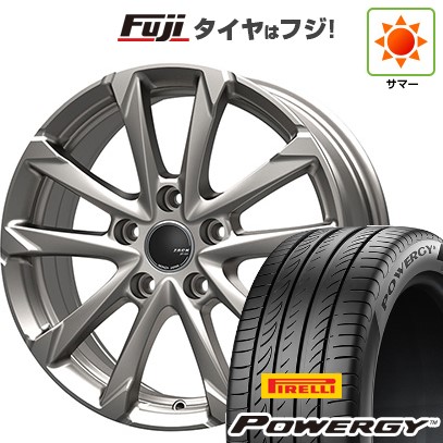 【新品国産車用5穴114.3】 夏タイヤ ホイール4本セット 235/55R18 ピレリ パワジー モンツァ ZACK JP-325 7.5J 18インチ(送料無料)