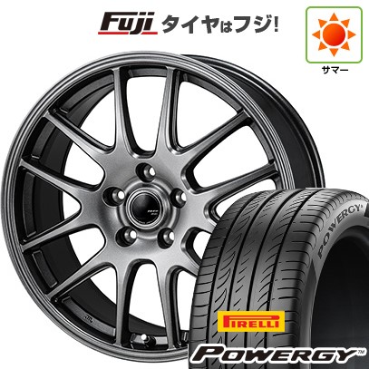 【新品国産車用5穴114.3】 夏タイヤ ホイール4本セット 215/55R17 ピレリ パワジー モンツァ ZACK JP-205 7J 17インチ(送料無料)｜フジ スペシャルセレクション