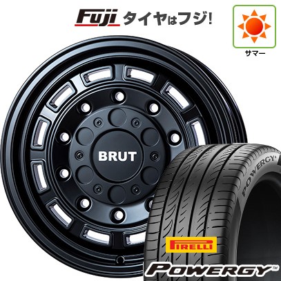 【新品国産車用5穴114.3】 夏タイヤ ホイール4本セット 215/65R16 ピレリ パワジー トライスター BRUT BR-70 6.5J 16インチ(送料無料)|フジ スペシャルセレクション