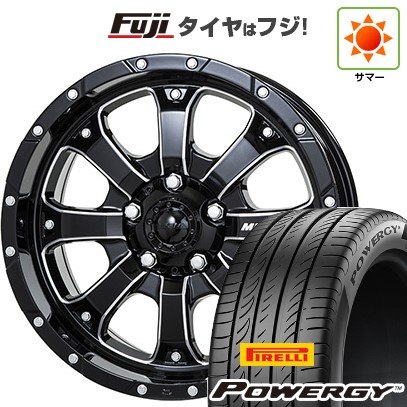 【新品国産車用5穴114.3】 夏タイヤ ホイール4本セット 215/65R16 ピレリ パワジー トライスター MKW MK-46 M/L+ 8J 16インチ(送料無料)