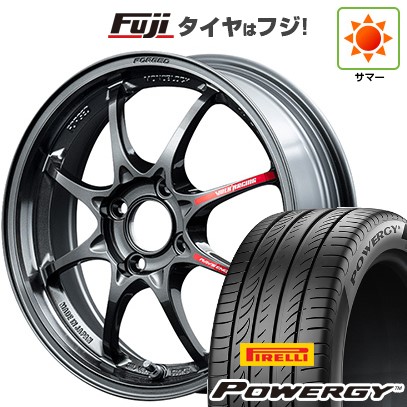 【新品 軽自動車】N-BOX タント スペーシア 夏タイヤ ホイール4本セット 165/55R15 ピレリ パワジー RAYS レイズ ボルクレーシング CE28 クラブレーサー2 5J 15インチ(送料無料)