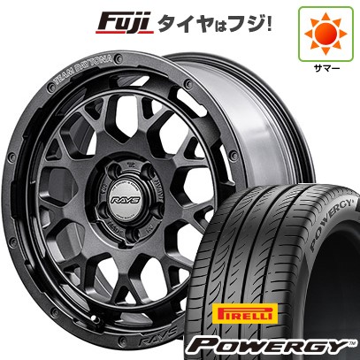 【新品国産車用5穴114.3】 夏タイヤ ホイール4本セット 225/55R18 ピレリ パワジー RAYS レイズ デイトナ M9+ SPEC-M 7.5J 18インチ(送料無料)|フジ スペシャルセレクション