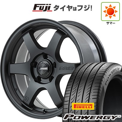 【新品国産車用5穴114.3】 夏タイヤ ホイール4本セット 215/65R16 ピレリ パワジー RAYS レイズ グラムライツ 57DR-X2 7J 16インチ(送料無料)｜フジ スペシャルセレクション