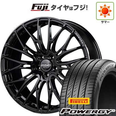 【新品国産車用5穴114.3】 夏タイヤ ホイール4本セット 245/40R20 ピレリ パワジー RAYS レイズ ホムラ 2X10BD 8.5J 20インチ(送料無料)