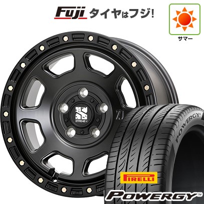 【新品国産車用5穴114.3】 夏タイヤ ホイール4本セット 215/65R16 ピレリ パワジー MLJ エクストリームJ XJ07 7J 16インチ(送料無料)