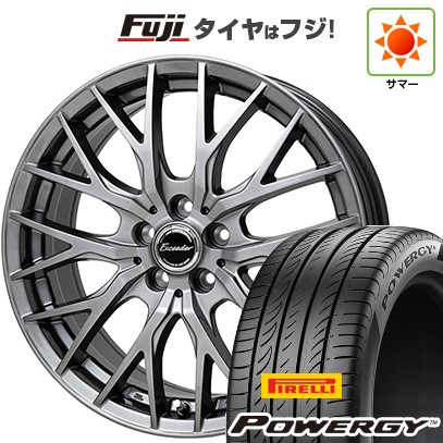 【新品国産車用5穴114.3】 夏タイヤ ホイール4本セット 225/40R19 ピレリ パワジー ホットスタッフ エクシーダー E05II 8J 19インチ(送料無料)｜フジ スペシャルセレクション
