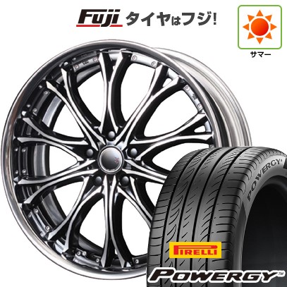 【新品国産車用5穴114.3】 夏タイヤ ホイール4本セット 245/40R20 ピレリ パワジー エムズスピード JJクロモ フルリバースリム 8.5J 20インチ(送料無料)｜フジ スペシャルセレクション 177,550円