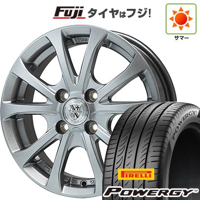 【新品国産車用4穴100】 夏タイヤ ホイール4本セット 185/65R15 ピレリ パワジー ビッグウエイ TRG-バーンII 5.5J 15インチ(送料無料)|フジ スペシャルセレクション