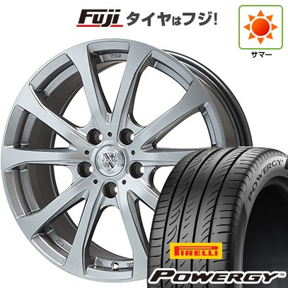 【新品国産車用5穴114.3】 夏タイヤ ホイール4本セット 195/60R16 ピレリ パワジー ビッグウエイ TRG-バーンII 6.5J 16インチ(送料無料)