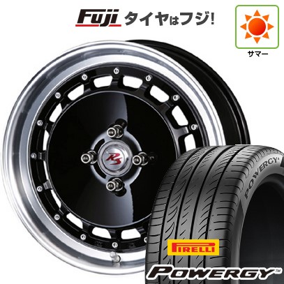 【新品国産車用4穴100】 夏タイヤ ホイール4本セット 195/55R16 ピレリ パワジー クリムソン RS DP CUPモノブロック 6J 16インチ(送料無料)