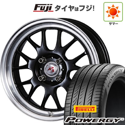 【新品国産車用4穴100】 夏タイヤ ホイール4本セット 175/65R15 ピレリ パワジー クリムソン RS ST AIRモノブロック 5.5J 15インチ(送料無料)