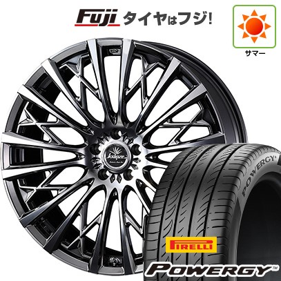 【新品国産車用5穴114.3】 夏タイヤ ホイール4本セット 245/40R19 ピレリ パワジー WEDS ウェッズ クレンツェ シュリット 855EVO 8J 19インチ(送料無料)|フジ スペシャルセレクション