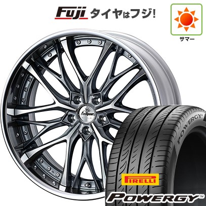 【新品国産車用5穴114.3】 夏タイヤ ホイール4本セット 245/40R20 ピレリ パワジー WEDS ウェッズ クレンツェ ウィーバル 8.5J 20インチ(送料無料)