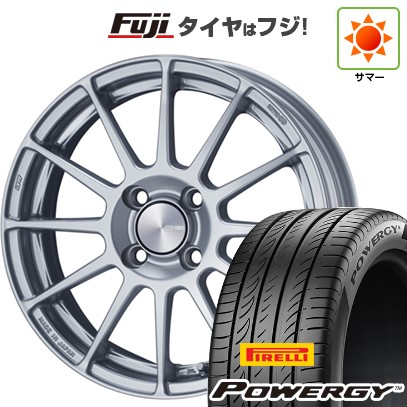 【新品国産車用5穴114.3】 夏タイヤ ホイール4本セット 195/60R16 ピレリ パワジー ENKEI エンケイ PerformanceLine PF03 6.5J 16インチ(送料無料)