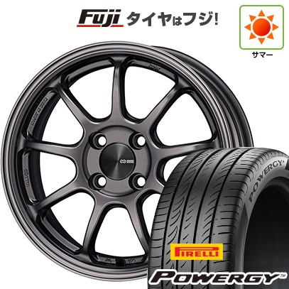 【新品国産車用5穴114.3】 夏タイヤ ホイール4本セット 225/60R18 ピレリ パワジー ENKEI エンケイ PF09 8J 18インチ(送料無料)