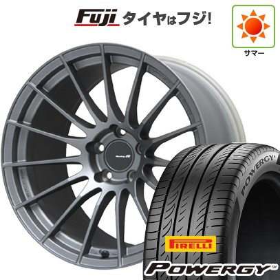 【新品国産車用5穴114.3】 夏タイヤ ホイール4本セット 245/35R20 ピレリ パワジー ENKEI エンケイ Racing Revolution RS-05RR 8.5J 20インチ(送料無料)