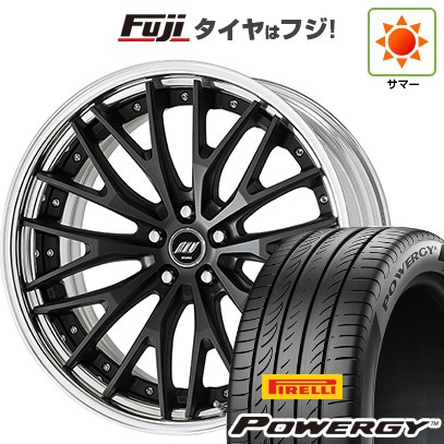 【新品国産車用5穴114.3】 夏タイヤ ホイール4本セット 245/35R20 ピレリ パワジー WORK ワーク ジースト STX 8.5J 20インチ(送料無料)