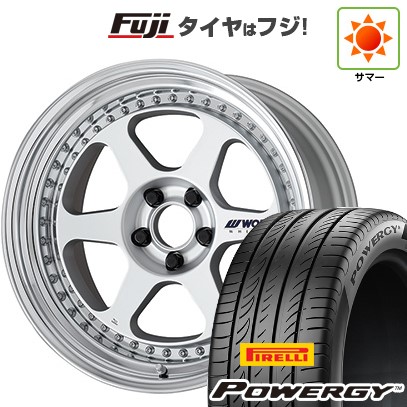 【新品国産車用5穴114.3】 夏タイヤ ホイール4本セット 225/55R19 ピレリ パワジー WORK ワーク マイスター L1 3P 8J 19インチ(送料無料)