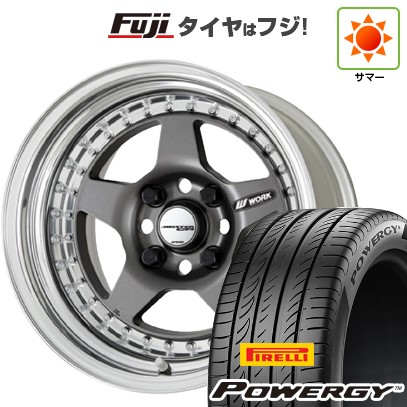 【新品国産車用5穴100】 夏タイヤ ホイール4本セット 205/55R16 ピレリ パワジー WORK ワーク マイスター CR01 7J 16インチ(送料無料)