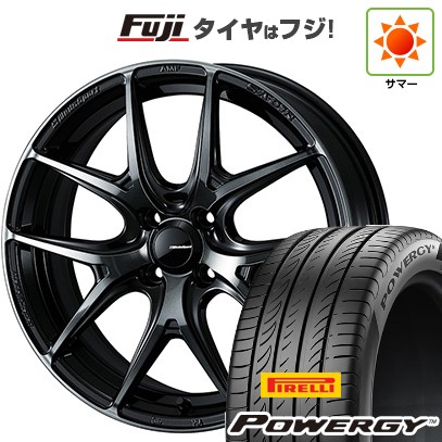 【新品国産車用4穴100】 夏タイヤ ホイール4本セット 185/60R15 ピレリ パワジー WEDS ウェッズスポーツ SA-01R 6J 15インチ(送料無料)