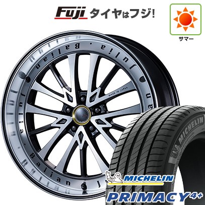 【新品国産車用5穴114.3】 夏タイヤ ホイール4本セット 245/40R21 ミシュラン プライマシー4+ エムズスピード ジュリア バリアン 8.5J 21インチ(送料無料)