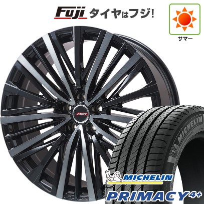 【新品】40系アルファード/ヴェルファイア用 夏タイヤ ホイール4本セット 245/40R21 ミシュラン プライマシー4+ プレミックス MER-V ブラッククリア(平座ナット) 8.5J 21インチ(送料無料)｜フジ スペシャルセレクション