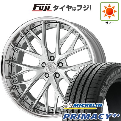 【新品国産車用5穴114.3】 夏タイヤ ホイール4本セット 245/40R21 ミシュラン プライマシー4+ WORK ワーク LS バサラ 8.5J 21インチ(送料無料)