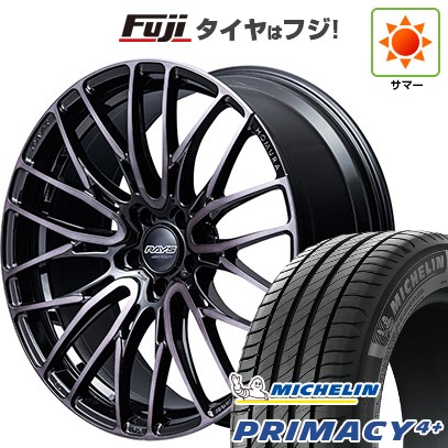 【新品】40系アルファード/ヴェルファイア用 夏タイヤ ホイール4本セット 245/40R21 ミシュラン プライマシー4+ RAYS レイズ ホムラ 2X10BD BLACK CLEAR EDITION 9J 21インチ(送料無料)
