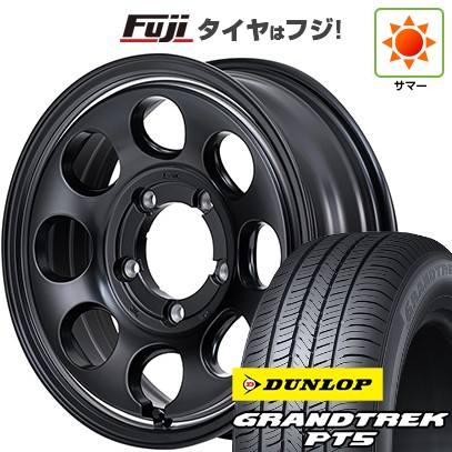 【新品】ジムニーシエラ/ジムニーノマド 夏タイヤ ホイール4本セット 225/70R16 ダンロップ グラントレック PT5 MID WHEELS ガルシア パーム8 6J 16インチ(送料無料)