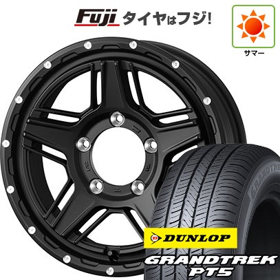 【新品】ジムニー 夏タイヤ ホイール4本セット 175/80R16 ダンロップ グラントレック PT5 WEDS ウェッズアドベンチャー マッドヴァンス 07 5.5J 16インチ(送料無料)
