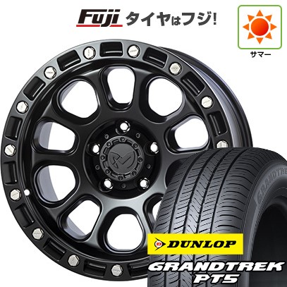 【新品】デリカD5 夏タイヤ ホイール4本セット 225/70R16 ダンロップ グラントレック PT5 トライスター MKW M204 JP Spec 7J 16インチ(送料無料)|フジ スペシャルセレクション