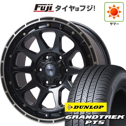 【新品】プラド/ハイラックス 夏タイヤ ホイール4本セット 265/65R17 ダンロップ グラントレック PT5 レアマイスター LMG DIEZ グロスブラック/ブロンズクリア 8J 17インチ(送料無料)