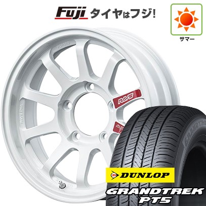 【新品】ジムニー 夏タイヤ ホイール4本セット 175/80R16 ダンロップ グラントレック PT5 RAYS レイズ A LAP-J PRO 5.5J 16インチ(送料無料)