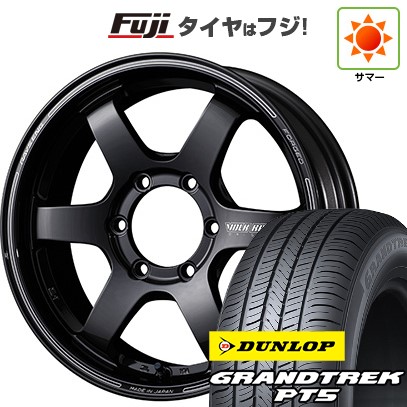 【新品国産車用6穴139.7】 夏タイヤ ホイール4本セット 265/65R18 ダンロップ グラントレック PT5 RAYS レイズ ボルクレーシング TE37SB 8.5J 18インチ(送料無料)｜フジ スペシャルセレクション