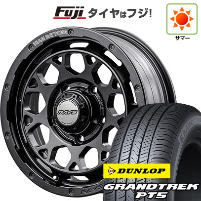【新品】ジムニーシエラ/ジムニーノマド 夏タイヤ ホイール4本セット 225/70R16 ダンロップ グラントレック PT5 RAYS レイズ デイトナ M9+ SPEC-M 6J 16インチ(送料無料)