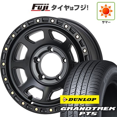 【新品】ジムニー 夏タイヤ ホイール4本セット 175/80R16 ダンロップ グラントレック PT5 MLJ エクストリームJ XJ07 5.5J 16インチ(送料無料) 87,175円