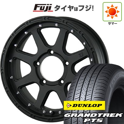 【新品】ジムニー 夏タイヤ ホイール4本セット 175/80R16 ダンロップ グラントレック PT5 MLJ エクストリームJ 5.5J 16インチ(送料無料)