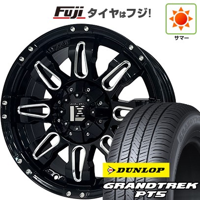 【新品】プラド/ハイラックス 夏タイヤ ホイール4本セット 265/65R17 ダンロップ グラントレック PT5 オフビート レクセル バレーノオフロードスタイル 8J 17インチ(送料無料)｜フジ スペシャルセレクション