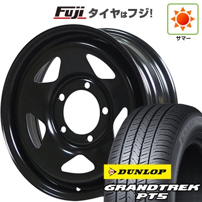 【新品】ジムニー 夏タイヤ ホイール4本セット 175/80R16 ダンロップ グラントレック PT5 コーリン オールドカントリー 2 5.5J 16インチ(送料無料)
