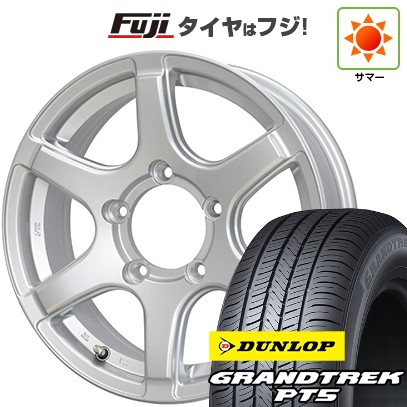 【新品】ジムニー 夏タイヤ ホイール4本セット 175/80R16 ダンロップ グラントレック PT5 ホットスタッフ バイソン BN-04 5.5J 16インチ(送料無料)｜フジ スペシャルセレクション