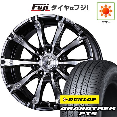 【新品国産車用6穴139.7】 夏タイヤ ホイール4本セット 285/50R20 ダンロップ グラントレック PT5 クリムソン ゴールドマンクルーズ ギガンテスモノブロック 8.5J 20インチ(送料無料)