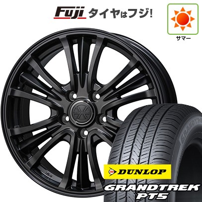 【新品】デリカD5 夏タイヤ ホイール4本セット 225/70R16 ダンロップ グラントレック PT5 トピー バザルト-X タイプ2 7J 16インチ(送料無料)