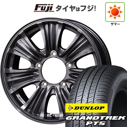【新品】ジムニー 夏タイヤ ホイール4本セット 175/80R16 ダンロップ グラントレック PT5 トピー バザルト-X タイプ2 5.5J 16インチ(送料無料)｜フジ スペシャルセレクション