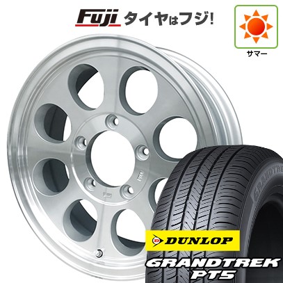 【新品】ジムニーシエラ/ジムニーノマド 夏タイヤ ホイール4本セット 225/70R16 ダンロップ グラントレック PT5 WEDS ウェッズ ジムライン タイプ2 6J 16インチ(送料無料)