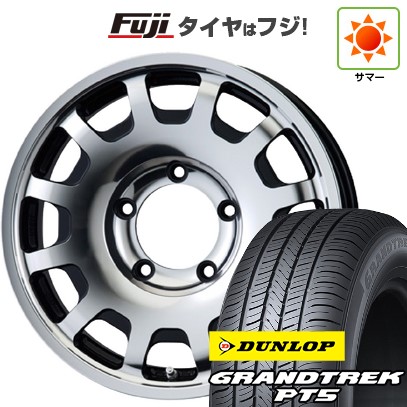 【新品】ジムニー 夏タイヤ ホイール4本セット 175/80R16 ダンロップ グラントレック PT5 ENKEI エンケイ all オールフォー 5.5J 16インチ(送料無料)